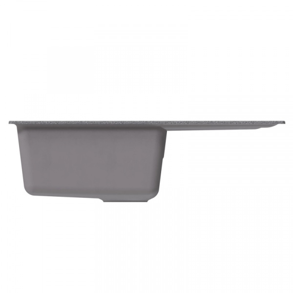 Мойка MIXLINE МЛ-ГМ19 (ML-GM19)КОМФОРТ с крылом, темно-серая (309),  750*500*200мм