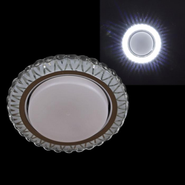 Светильник встраиваемый Reluce 53205-9.0-001PT GX53+LED4W CL