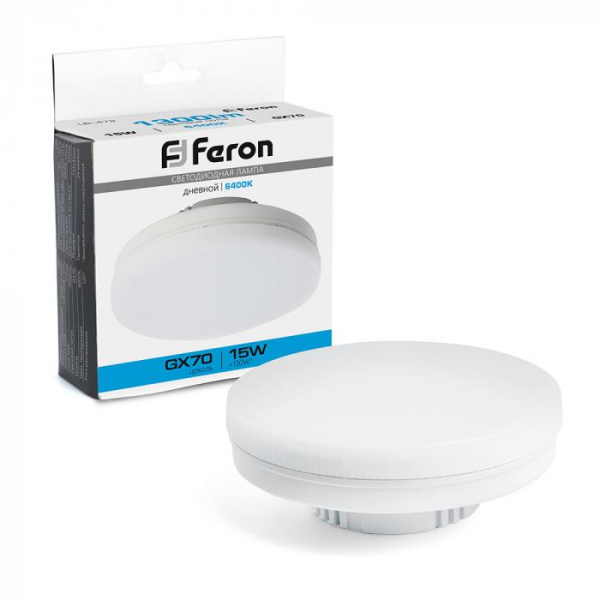 Лампа LED Feron 15вт GX70 6400K LB-472