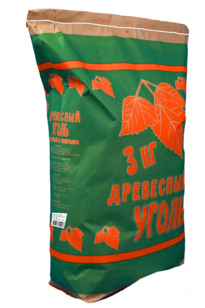 Уголь двересный Дубовый 3кг. ТОП