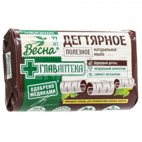 Мыло ДЕГТЯРНОЕ 90г