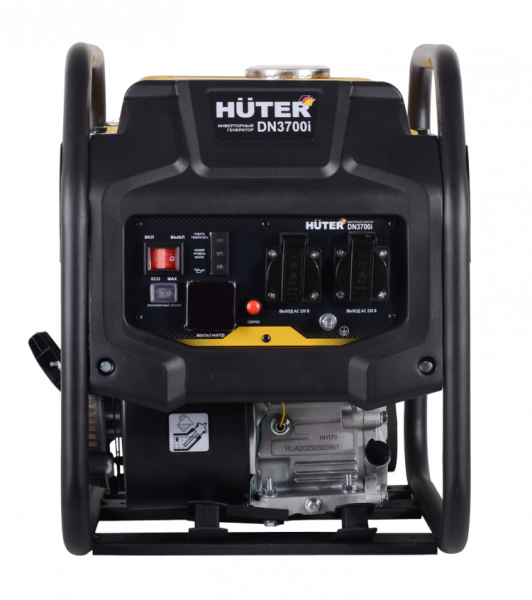 Инверторный генератор DN3700i Huter бензин (АИ-92, 3.3 кВт, 220 В, бак – 7 л)
