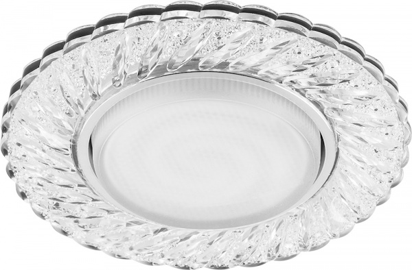 Светильник встраиваемый Feron СD4021 GX53 6500К+20LED с подсветкой