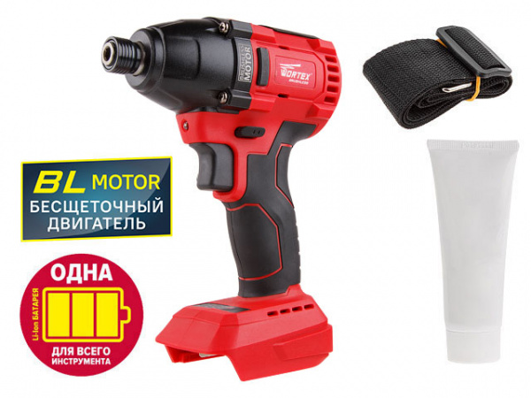 ALL1 Аккумуляторный ударный гайковерт WORTEX CWR 0118 в кор.
