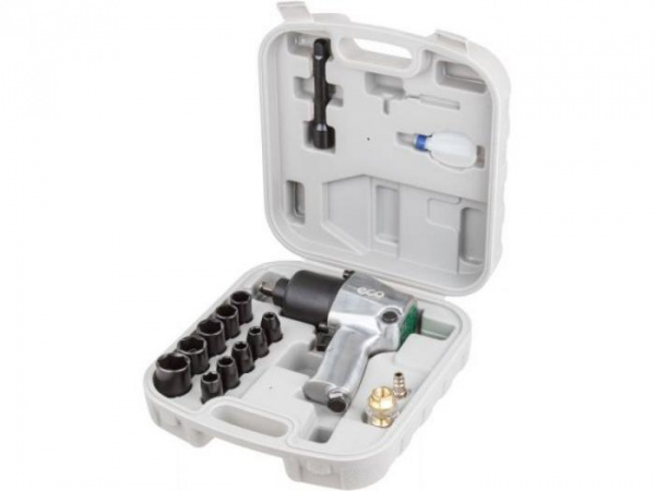 Пневмогайковерт 1/2" ECO AIW-610 с лубрикатором и головками