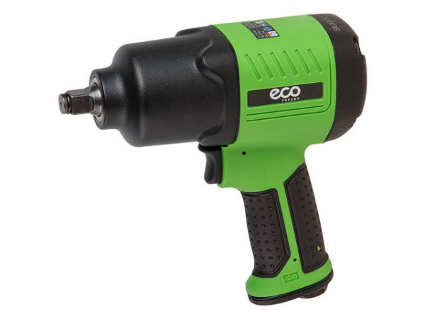 Пневмогайковерт 1/2" ECO AIW-980S (950/1200 Нм (закр./откр.); 3 ступени крут.мом.; twin hammer; 7500