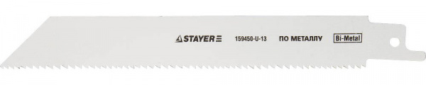 Полотно STAYER д/сабел. элект.нож 130мм BI met
