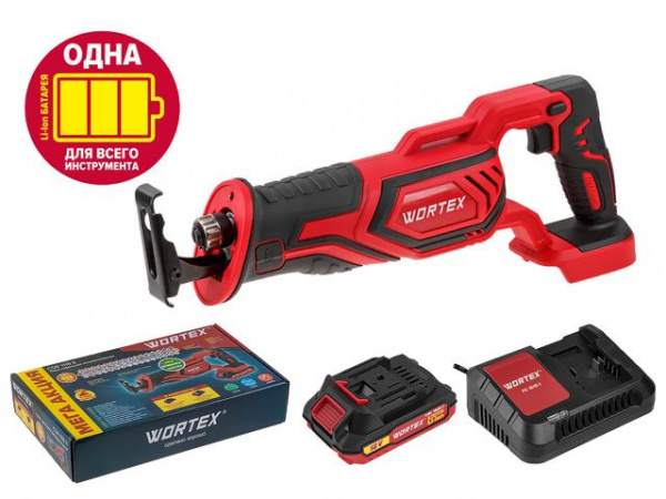 ALL1 LXT SET Аккум. сабельная пила WORTEX CSR 1118 E с акб и з/у 18.0 В, С АКБ И З/У