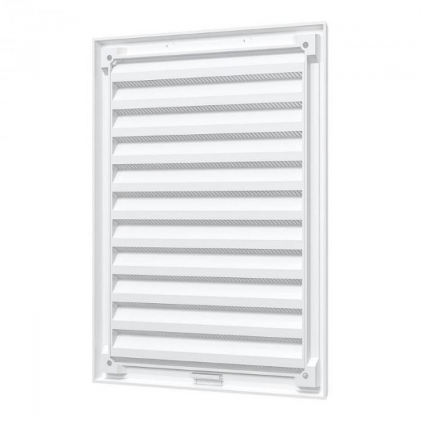 Вент Решетка ЭРА 1520RZN 150*200 ж/наклонные с сеткой, разъемная