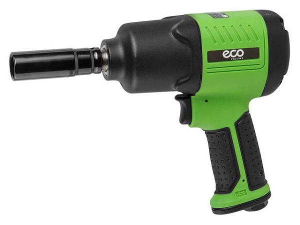 Пневмогайковерт 1/2" ECO AIW-980S (950/1200 Нм (закр./откр.); 3 ступени крут.мом.; twin hammer; 7500
