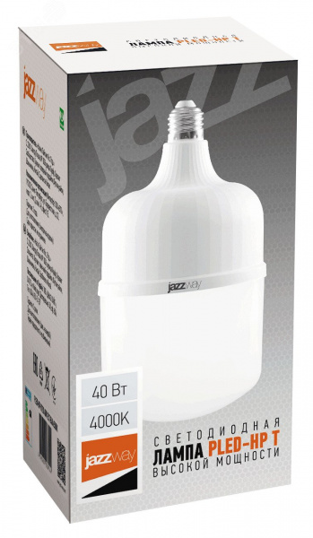 Лампа LED JazzWay 40Вт E27 3400Лм белый 230V/50Hz 1038920A