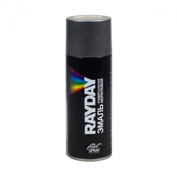 КРАСКА АЭРОЗОЛЬ АКРИЛ. RAL 7040 СЕРАЯ 520 МЛ (1/12) "RAYDAY" RD-072