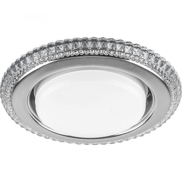 Светильник встраиваемый Feron CD4036 GX53+LED прозрачный